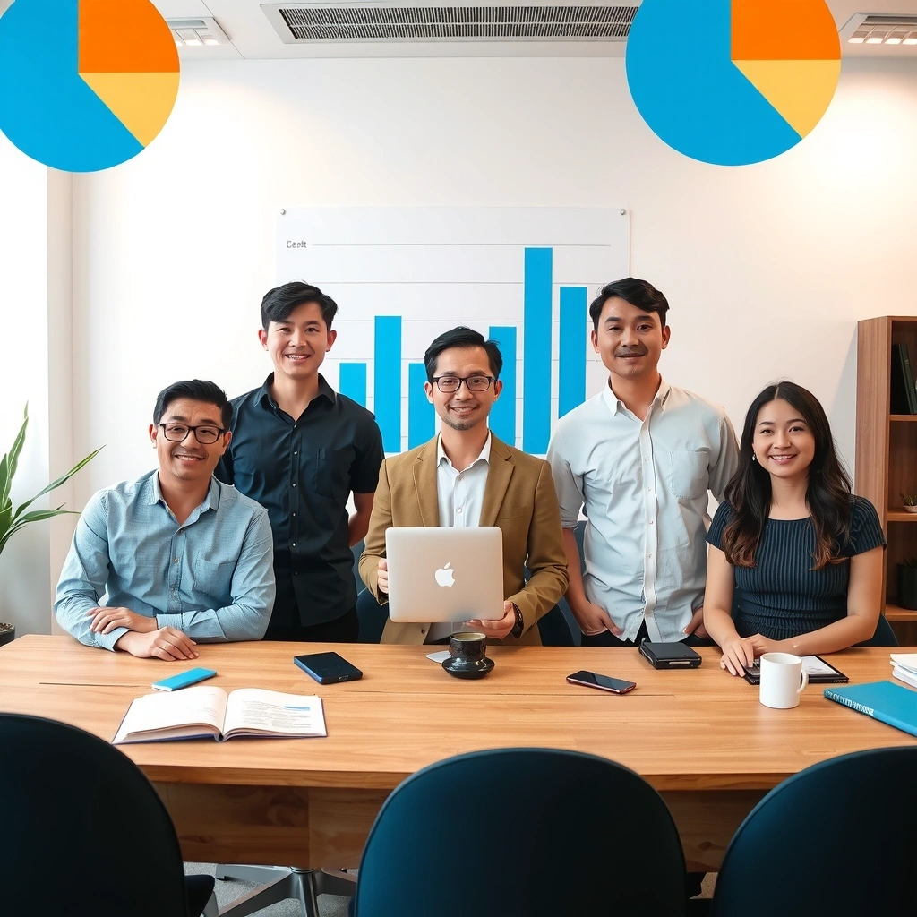 GrowthCrown team in Manila office